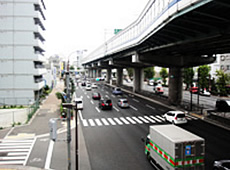 直進中
