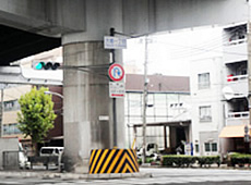 大橋一丁目の交差点